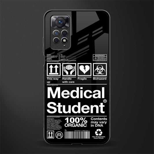 medical student back phone cover | glass case for redmi note 11 pro plus 4g/5g