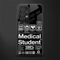 medical student back phone cover | glass case for samsung galaxy a73 5g