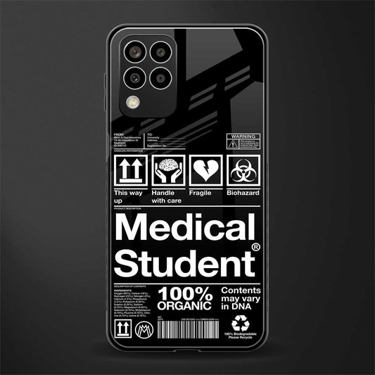 medical student back phone cover | glass case for samsung galaxy m33 5g