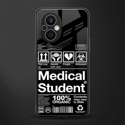 medical student back phone cover | glass case for oppo f21 pro 5g