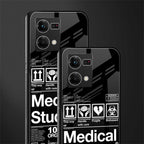 medical student back phone cover | glass case for oppo f21 pro 4g