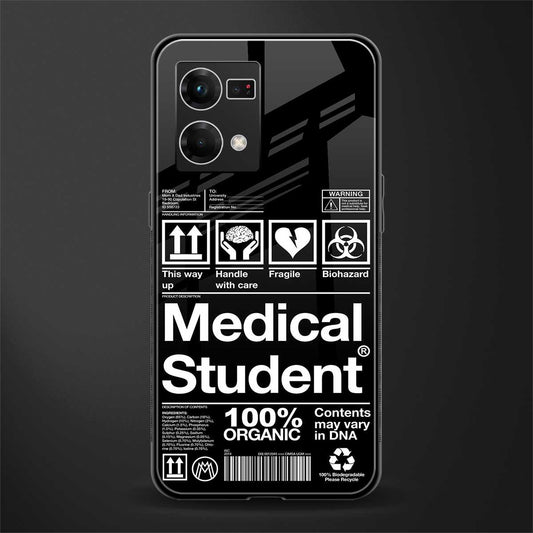medical student back phone cover | glass case for oppo f21 pro 4g