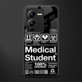 medical student back phone cover | glass case for vivo v25 pro 5g