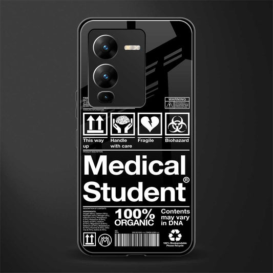 medical student back phone cover | glass case for vivo v25 pro 5g