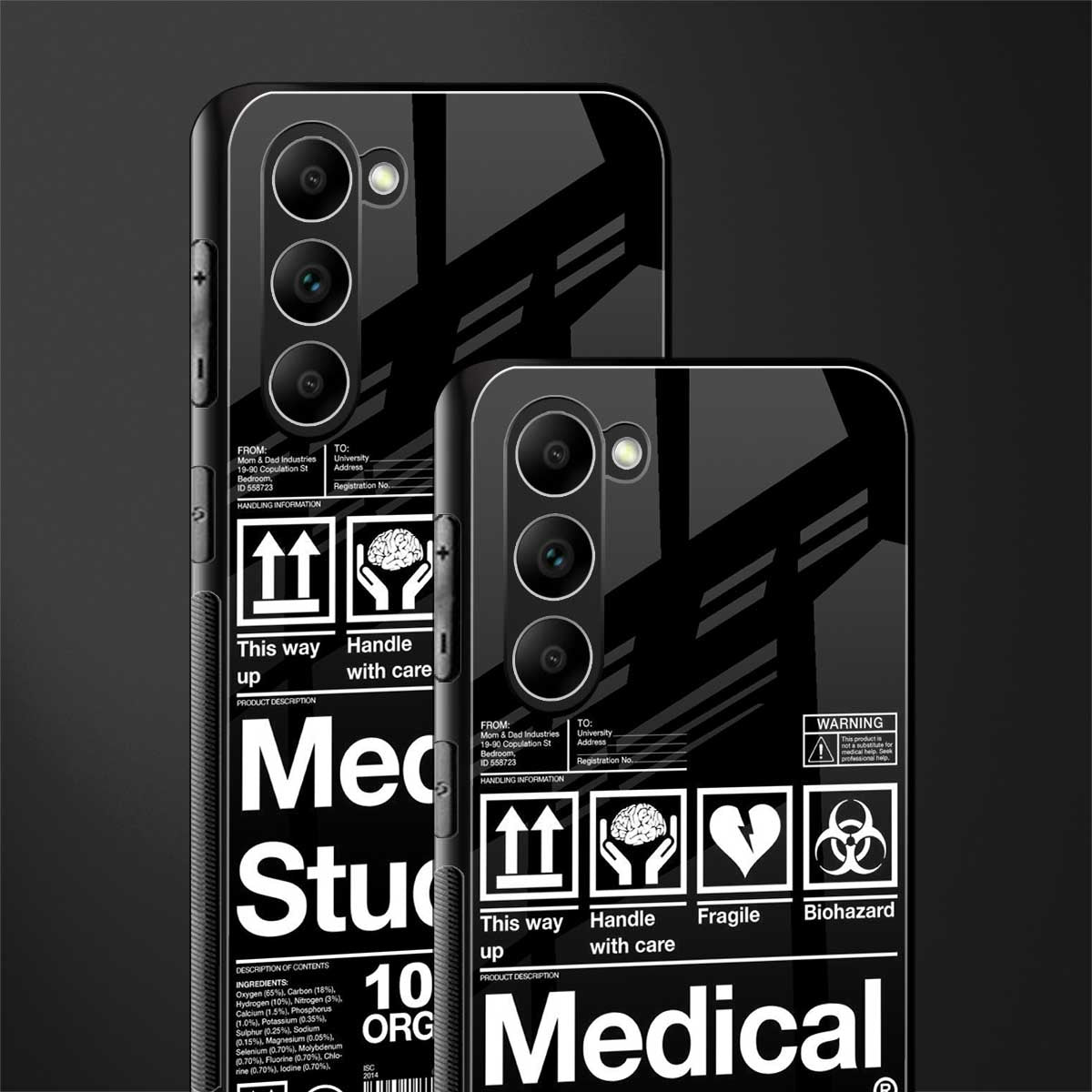 medical student glass case for phone case | glass case for samsung galaxy s23 plus
