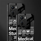 medical student back phone cover | glass case for vivo y16