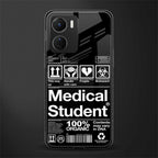 medical student back phone cover | glass case for vivo y16