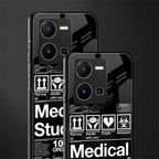 medical student back phone cover | glass case for vivo y35 4g
