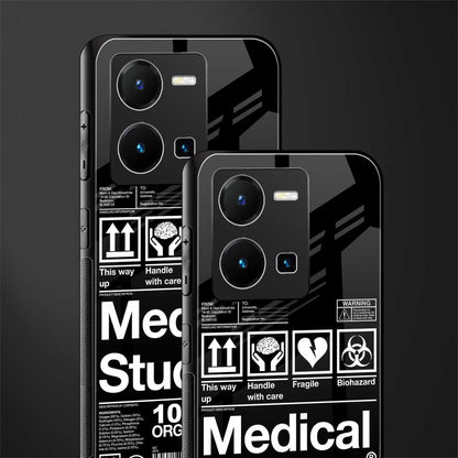 medical student back phone cover | glass case for vivo y35 4g