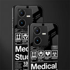 medical student back phone cover | glass case for vivo y22
