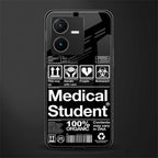 medical student back phone cover | glass case for vivo y22