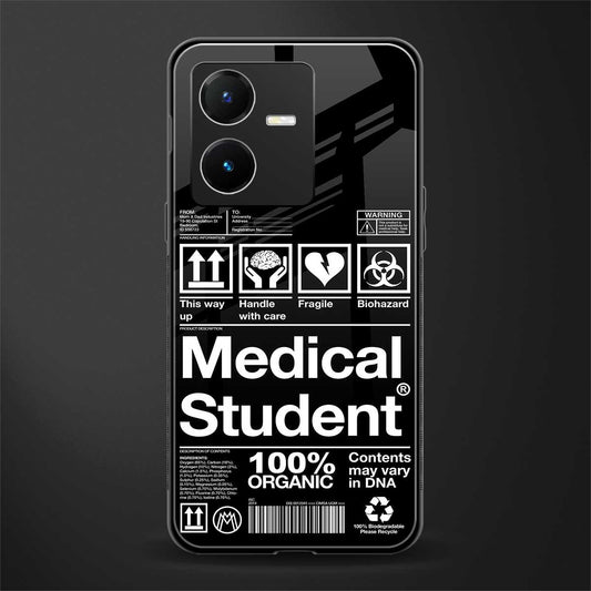medical student back phone cover | glass case for vivo y22