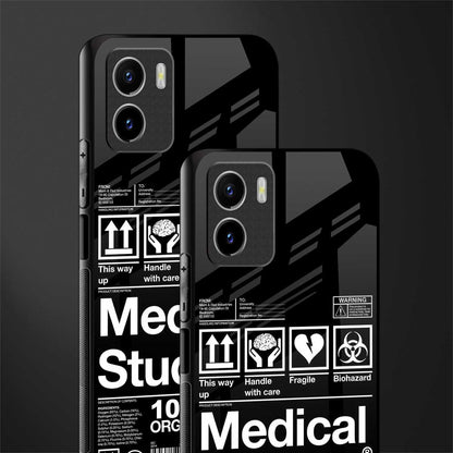 medical student back phone cover | glass case for vivo y72