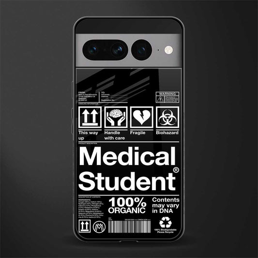 medical student back phone cover | glass case for google pixel 7 pro