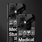 medical student back phone cover | glass case for oneplus nord ce 3 lite