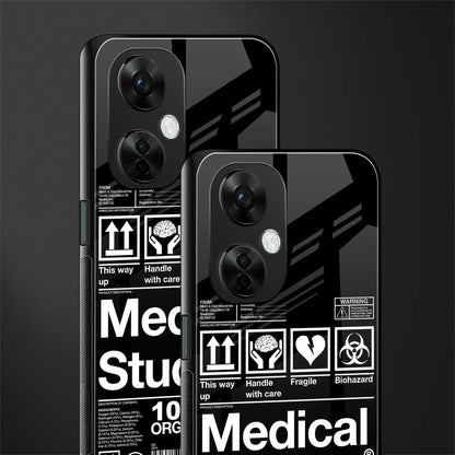 medical student back phone cover | glass case for oneplus nord ce 3 lite