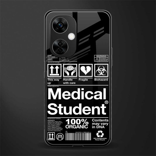 medical student back phone cover | glass case for oneplus nord ce 3 lite