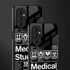medical student back phone cover | glass case for samsung galaxy a14 5g