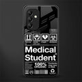 medical student back phone cover | glass case for samsung galaxy a14 5g