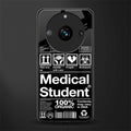 medical student back phone cover | glass case for realme 11 pro 5g