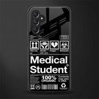 medical student back phone cover | glass case for samsun galaxy a24 4g