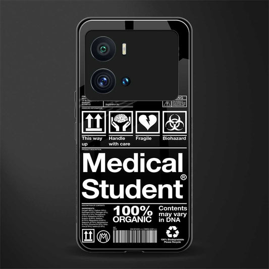 medical student back phone cover | glass case for iQOO 9 Pro