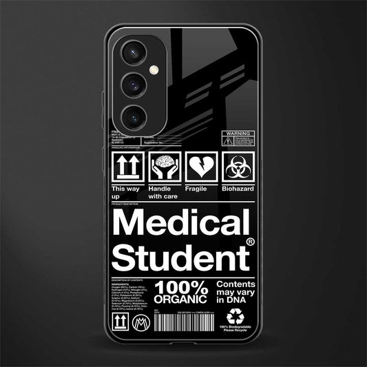 medical student back phone cover | glass case for samsung galaxy s23 fe 5g