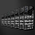medical student back phone cover | glass case for redmi note 11 pro plus 4g/5g