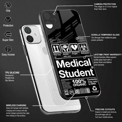 medical student back phone cover | glass case for oppo reno 5