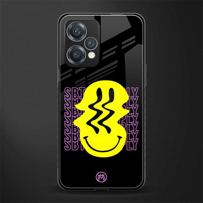 melt smile back phone cover | glass case for realme 9 pro 5g