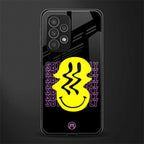 melt smile back phone cover | glass case for samsung galaxy a73 5g
