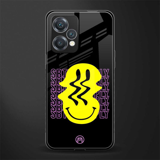 melt smile back phone cover | glass case for oneplus nord ce 2 lite 5g