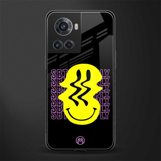 melt smile back phone cover | glass case for oneplus 10r 5g