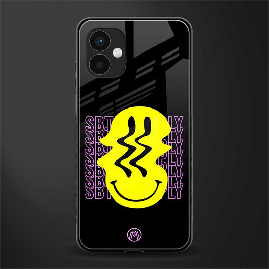 melt smile back phone cover | glass case for samsung galaxy a04