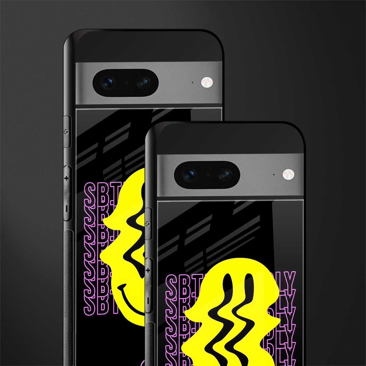 melt smile back phone cover | glass case for google pixel 7