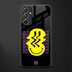 melt smile back phone cover | glass case for samsung galaxy a54 5g