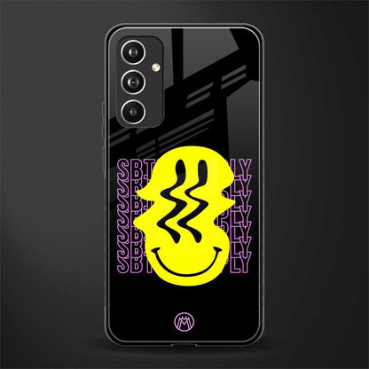 melt smile back phone cover | glass case for samsung galaxy a54 5g