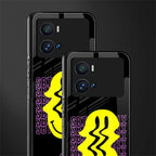 melt smile back phone cover | glass case for iQOO 9 Pro