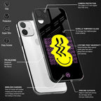 melt smile back phone cover | glass case for samsung galaxy a73 5g