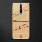 memo glass case for poco x2 image