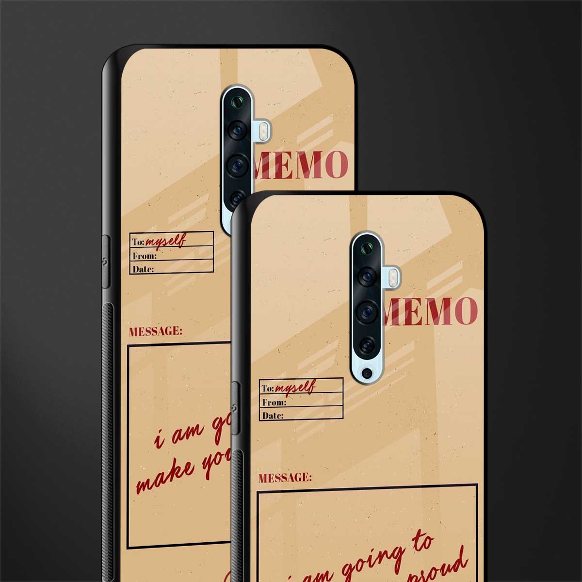 memo glass case for oppo reno 2z image-2