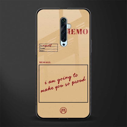 memo glass case for oppo reno 2f image