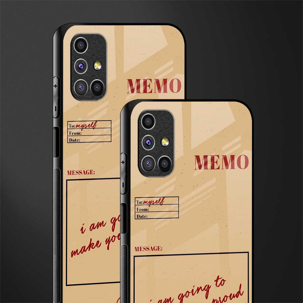 memo glass case for samsung galaxy m31s image-2