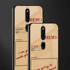 memo glass case for oppo f11 pro image-2