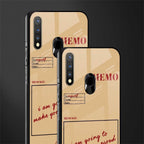 memo glass case for vivo u20 image-2