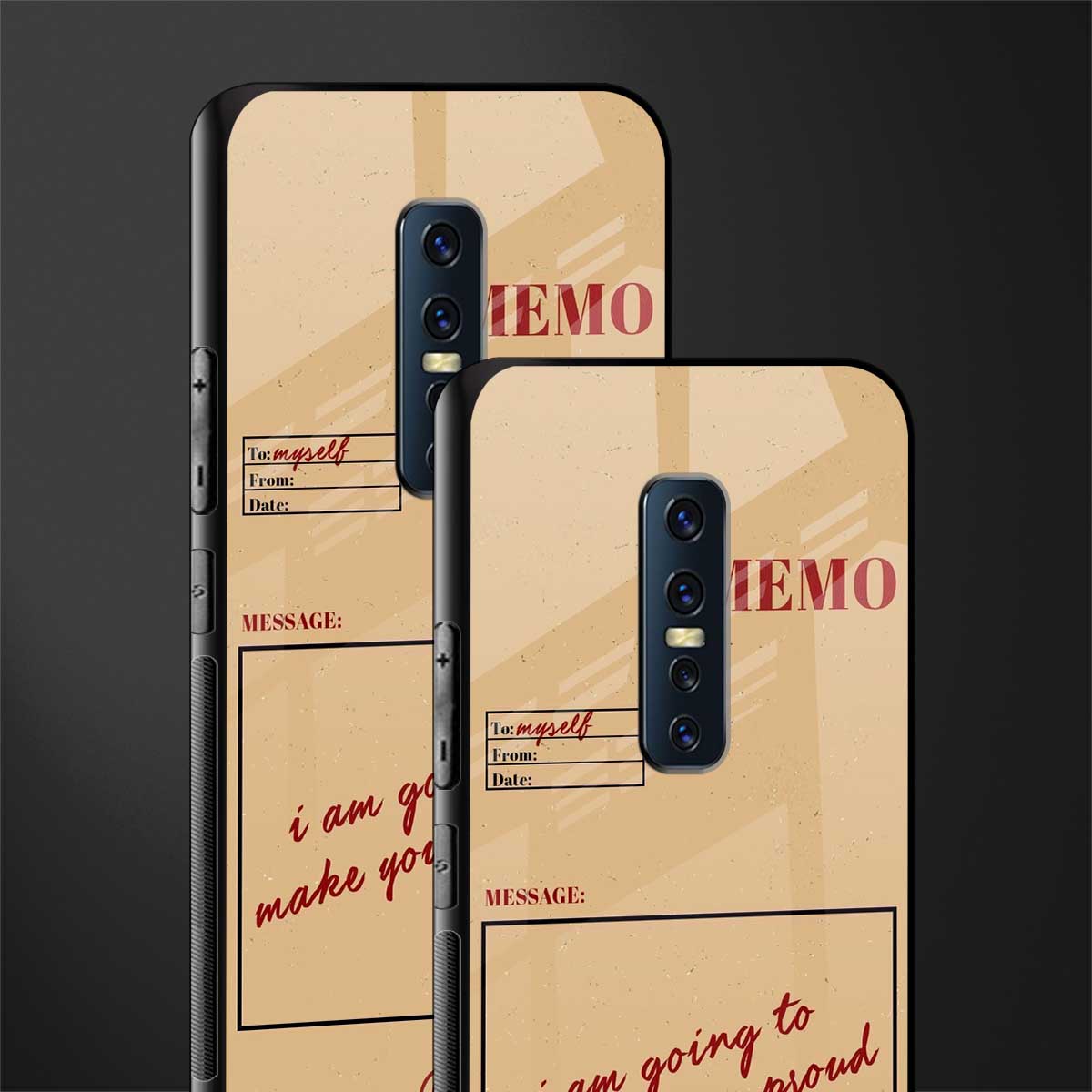 memo glass case for vivo v17 pro image-2