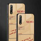 memo glass case for vivo z1x image-2