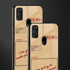memo glass case for samsung galaxy m30s image-2