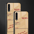 memo glass case for samsung galaxy a50s image-2