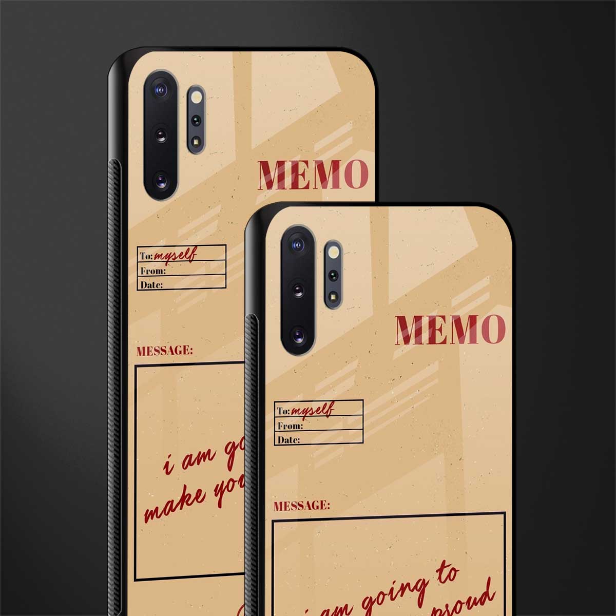 memo glass case for samsung galaxy note 10 plus image-2